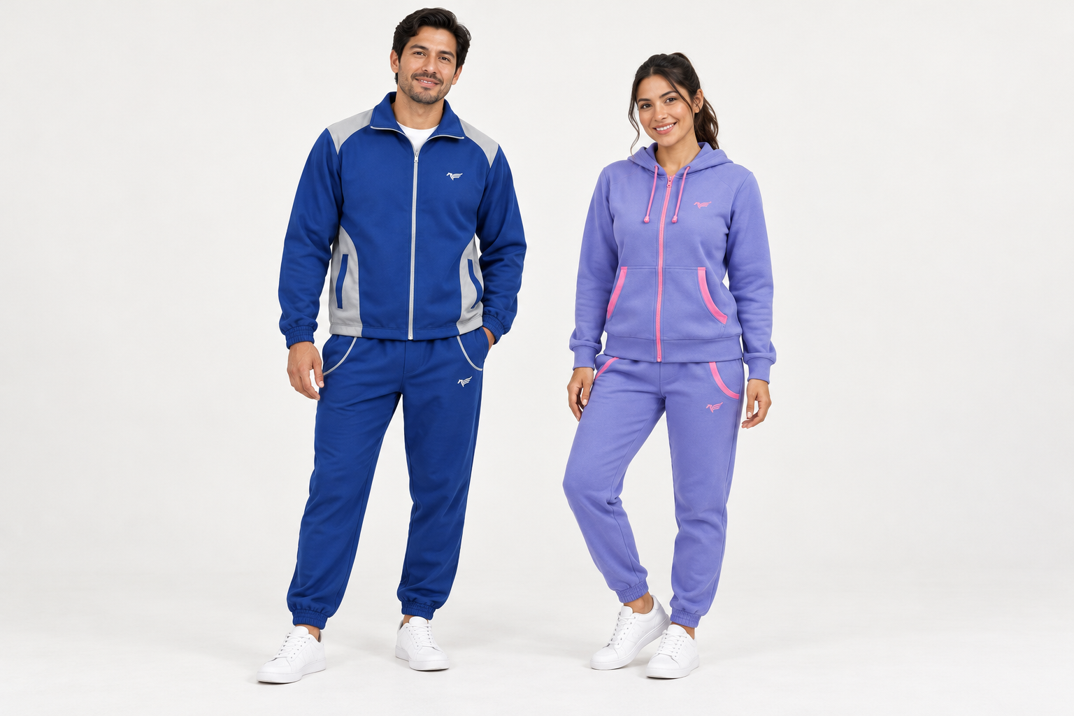 Modelos generados con IA basados en prendas diseñadas por Pegasus.