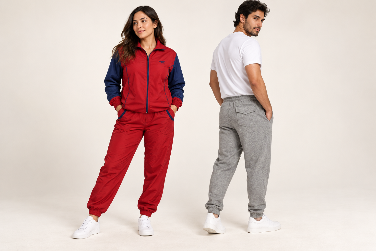 Modelos generados con IA basados en prendas diseñadas por Pegasus.