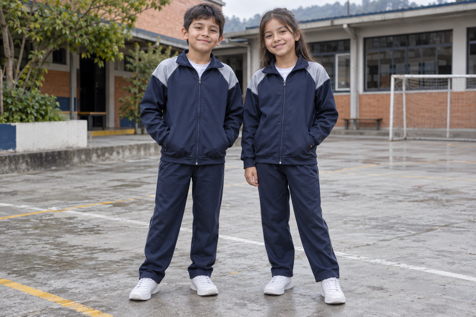 Uniformes escolares: referencia ilustrativa generada